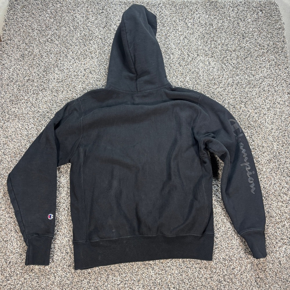 Champion Reverse Weave Men's Medium Sweatshirt FaZe Clan Hoodie Black Gaming - Picture 2 of 7